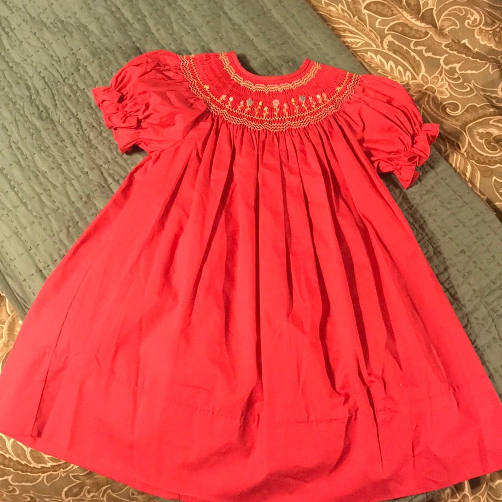 Rosalina Collections 2T Floral Smocked Dress